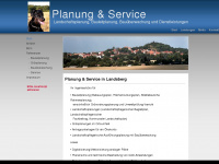 planung-und-service-landsberg.de Webseite Vorschau
