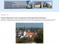 ev-kirche-schlierbach.de Webseite Vorschau