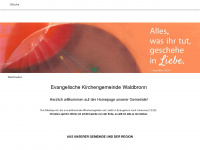 ev-kirche-waldbronn.de Webseite Vorschau