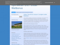 fussball-wettbonus.blogspot.com Webseite Vorschau