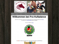 pro-hufbalance.de Webseite Vorschau