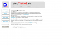 picotiming.ch Webseite Vorschau