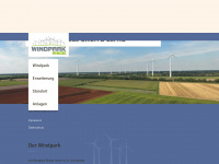 windpark-rhede.de Webseite Vorschau