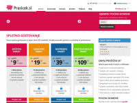 prasicek.si Webseite Vorschau