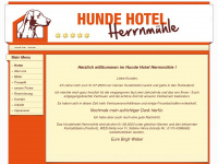 hundehotel-herrnmuehle.de Webseite Vorschau