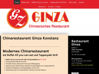 restaurantginza.de Webseite Vorschau