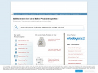 baby-test.org Webseite Vorschau
