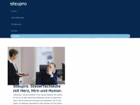 steupro.de Webseite Vorschau