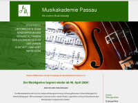 musikakademie-passau.de Webseite Vorschau