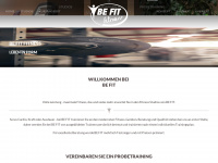 befit-fitness.com Webseite Vorschau