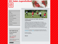 ssv-aalen-jugendfussball.de Webseite Vorschau