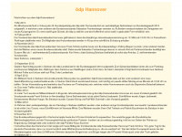oedp-hannover.de Webseite Vorschau