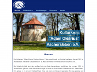 kulturkreis-aschersleben.de Webseite Vorschau