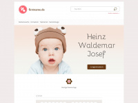 firstname.de Webseite Vorschau