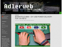 adlerweb.info Webseite Vorschau