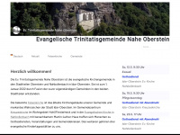 felsenkirche-oberstein.de Webseite Vorschau
