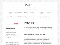 patch89.de Webseite Vorschau