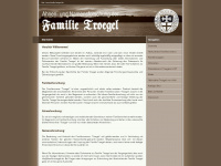 familie-troegel.de Webseite Vorschau