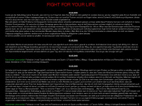 fightforyourlife.de Webseite Vorschau