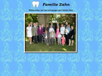 familie-zahn.de Webseite Vorschau