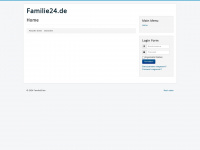 familie24.de Webseite Vorschau