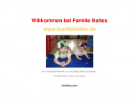 familiebaltes.de Webseite Vorschau