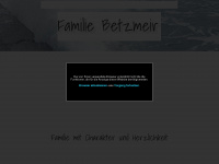 familiebetzmeir.de Webseite Vorschau