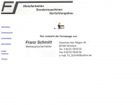 fa-schmitt.de Webseite Vorschau