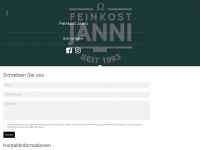 feinkost-janni.com Webseite Vorschau