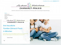familien-zahnarzt-praxis.de Webseite Vorschau