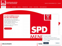 spd-menden.de Webseite Vorschau