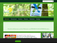 gruene-menden.de Webseite Vorschau
