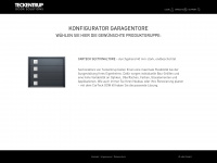 garagentor-konfigurator.de Webseite Vorschau