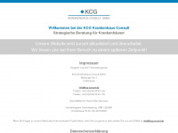 kcg-krankenhaus-consult.de Webseite Vorschau