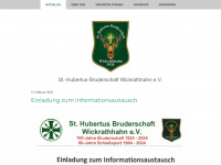 bruderschaft-wickrathhahn.de Webseite Vorschau