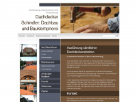 dachdecker-schindler.de Webseite Vorschau