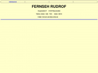 fernseh-rudrof.de Webseite Vorschau