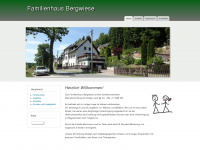 familienhaus-bergwiese.de Webseite Vorschau