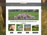 fjordpferde-heck.de Webseite Vorschau