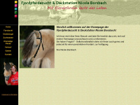 fjordpferde-nicole-borsbach.de Webseite Vorschau