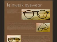 feinwerk-eyewear.de Webseite Vorschau