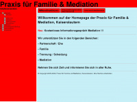 familienmediation-kl.de Webseite Vorschau