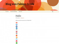 fabiangrafe.de Webseite Vorschau