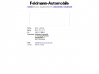 feldmann-automobile.de Webseite Vorschau