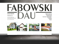 fabowski-bau.de Webseite Vorschau