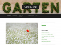 fabrikgarten.de Webseite Vorschau