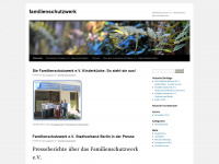 familienschutzwerk.wordpress.com Webseite Vorschau