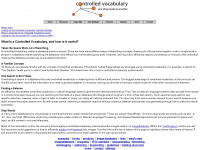 controlledvocabulary.com Webseite Vorschau