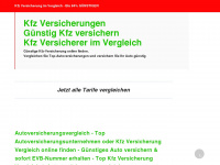 kfz-versicherung.addnewlink.de Webseite Vorschau