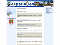 asperhofen.at Webseite Vorschau
